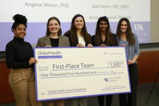 Global Health Case Competition winning team