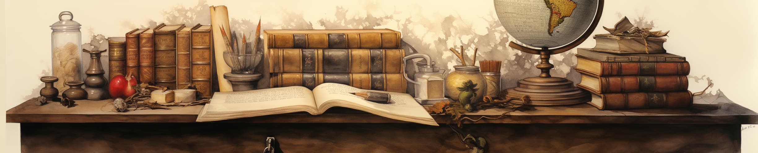 old books and maps