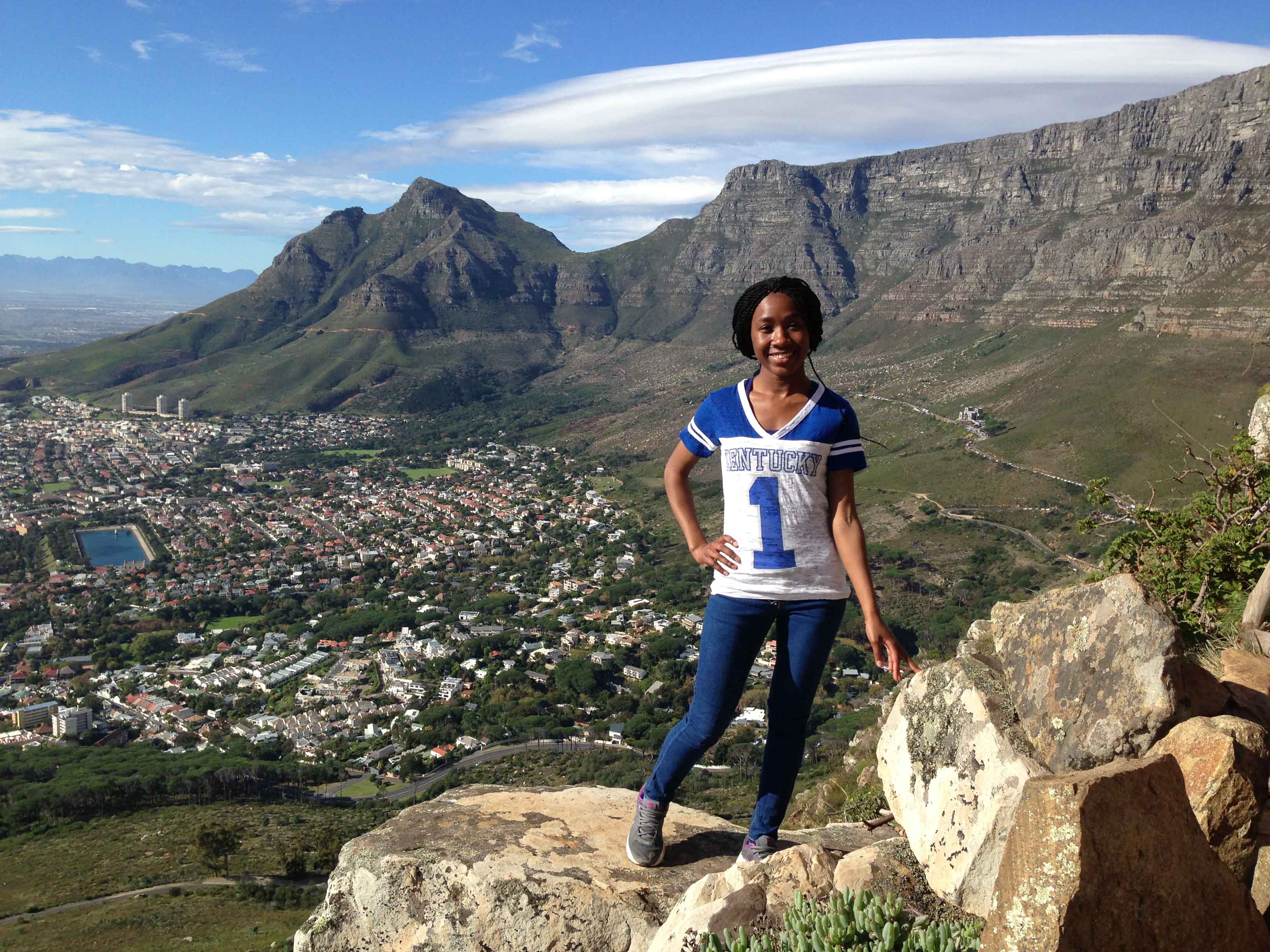 Student abroad in South Africa