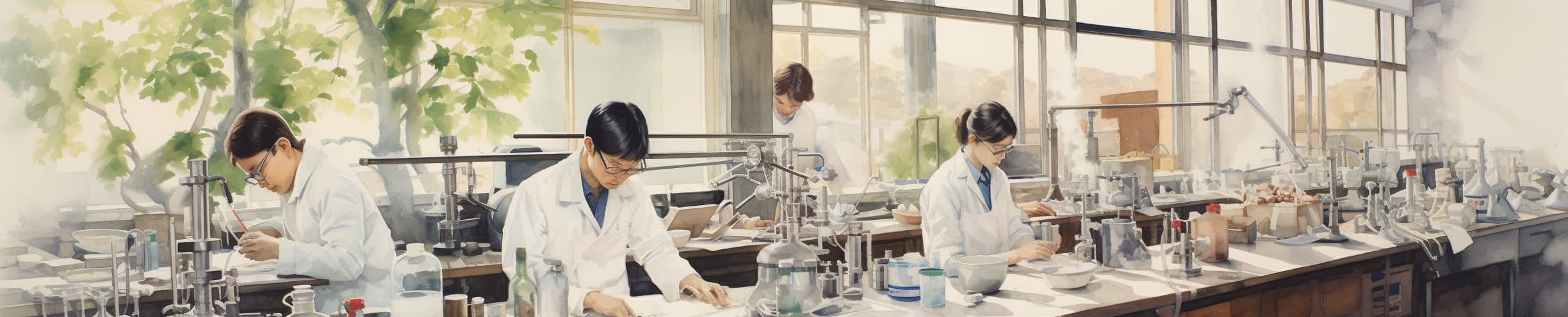 people in a lab