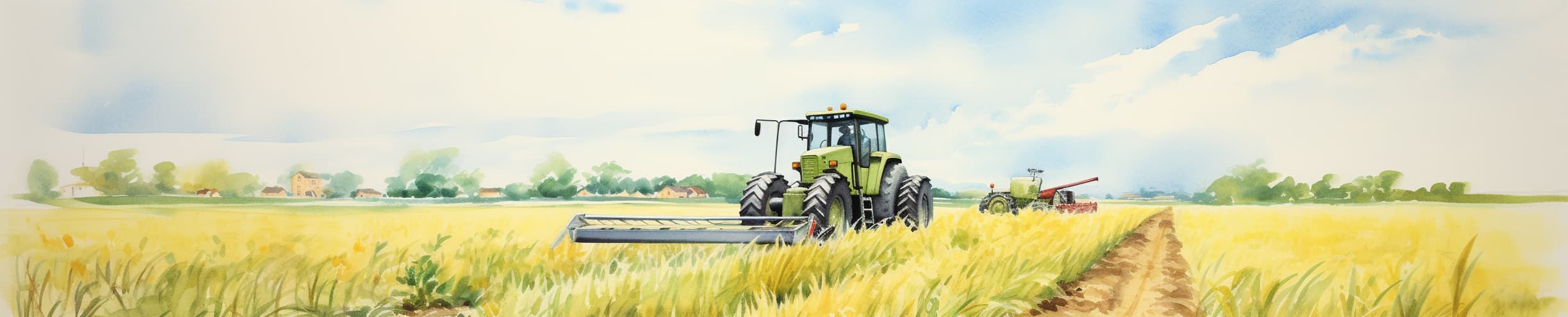 combine in field