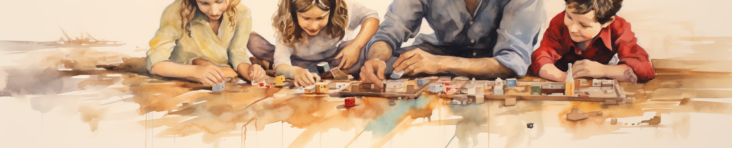 family playing games