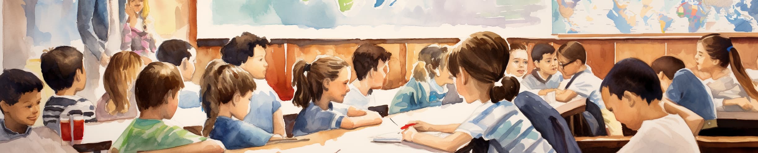 students in classroom