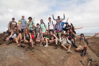 Students in Galapagos