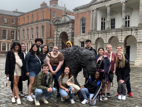Group of students in Dublin